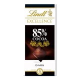 LINDT EXCELLENCE шоколад горький 85% Cocoa 100 г