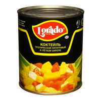 LORADO фрукты консервированные Коктейль Тропический в сиропе 850 мл