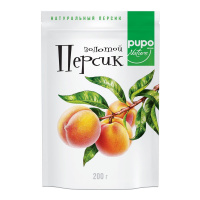 PUPO фрукты сушеные Золотой Персик 200 г